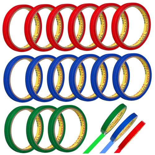 GRADENEVE 18 Stk Klebeband Beutelverschlussband Maschinen Dichtungsband Für Fleischverpackungen Klarsichtbeutelversiegelung Beutelversiegelungsmaschine Sparer Rotes Packband Das Haustier