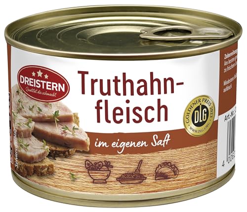 Dreistern Truthahnfleisch, 400 g