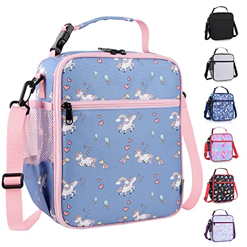 hombrima Isolierte Lunchbox-Tasche für Kinder, Thermo-Picknick-Kühltasche mit verstellbarem Riemen, für Erwachsene, Kinder, Damen, Herren, Jungen, Mädchen, Schule, Arbeit (kleines Pferd)