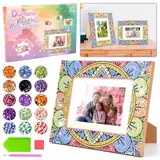 Basteln Mädchen 5 6 8 10 Jahre: Diamond Painting Mosaik Bastelset Kinder Mädchen 6-7-8 Jahre Geburtstag Geschenke für Mädchen 8 9 10 11 Jahren DIY Bilderrahmen Geschenk Spielzeug ab 5-12 Jahre Mädchen