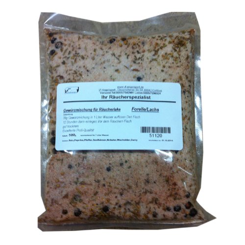 Gewürzmischung für Räucherlake Sorte Forelle/Lachs 500g