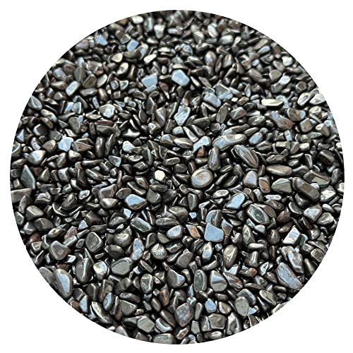 Großhandel natürliche halbgetrommelte Häma-Edelstein-Chips, Häma-Mini-Kristalle, ungebohrte Kristallsplitter (Häma, klein, 0,2 kg)