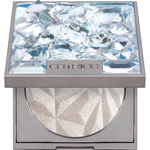 Catrice ARCTIC ILLUSION Highlighter, Nr. C01, Silber, schimmernd, vegan, ölfrei, ohne Parfüm, ohne Alkohol, 1er Pack (8.8g)