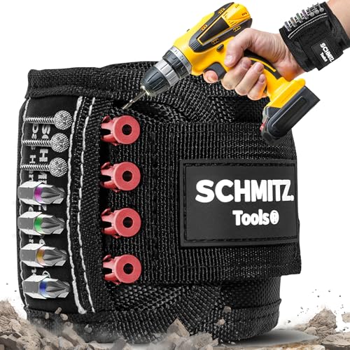 SCHMITZ.Tools Magnetarmband Handwerker Geschenke – Werkzeug Gadget - Geschenke für Männer – Heimwerker Geschenk - Adventskalender 2024 Männer – Weihnachtsgeschenke für Männer