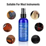 Tbest Klavierreiniger, Klavierreiniger,Guitar Polish Cleaner Reiniger Tragbare 100 Ml Flüssit Reiniger Politur Reinigung Pflegemittel Für Violine Klavier Akustische Gitarre Holz Musikinstrument
