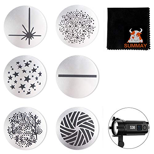 GODOX S30 Farbfilter SA09-003 GOBO Set für Godox S30 LED Fokussierleuchte (SA09-03)