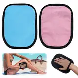 LUMOOM 2 Stück Sandentferner für den Strand, Sandentfernungsbeutel, Sand Remover Handschuhe, Wiederverwendbares Strandzubehör für Strandurlaub, Strandtasche Camping-Essentials (B)