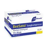Meditrade 1355 Beesana Zellulose Saugkompressen zur Äußeren Wundversorgung, Steril, 20 cm Länge x 10 cm Breite (30-er pack)