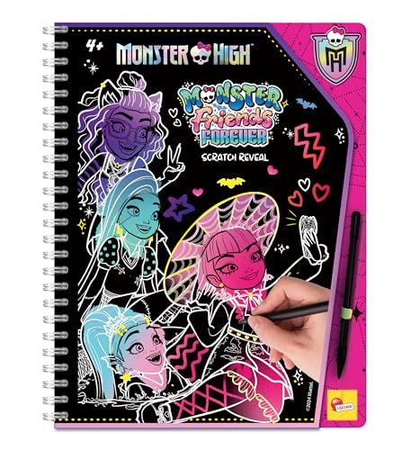 MONSTER HIGH SKETCHBOOK Monster friends forever Scratch Reveal