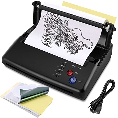 Tattoo Transfer Stencil Machine Copier Printer with 20pcs Free Tattoo Stencil Transfer Paper Tattoo Transfer Stencil Machine