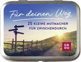 Für deinen Weg: 25 kleine Mutmacher für zwischendurch | Kleines Geschenk für mehr Mut | Kärtchen mit Mut-Booster für einen neuen Lebensabschnitt | in hübscher Metalldose