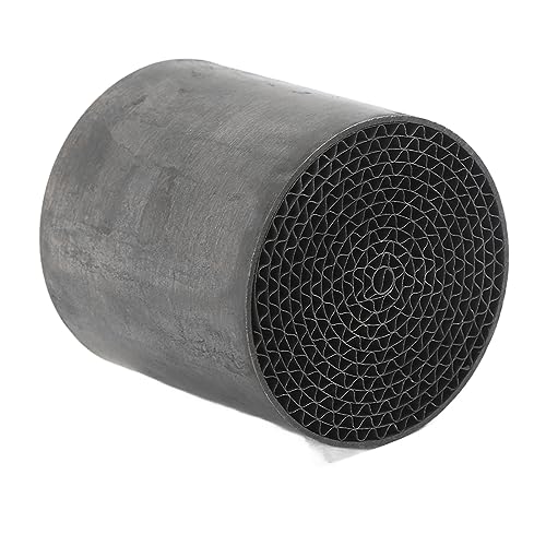 MasYosh Motorrad-Auspuffrohr-Katalysator Edelstahl Vorne Mittlerer Auspuff-Katalysator für Motorrad (48 * 50 mm)