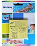 Bestway Reparatur Kit grosser Pool 10 schwere selbst klebende Patches 62068