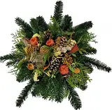 Totensonntag Allerheiligen - natürliche Grabschale Friedhof - Grabschmuck von Flora Trans