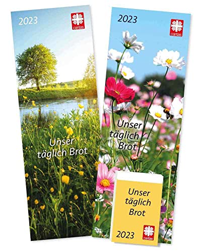 Unser täglich Brot 2023: Der Caritas-Tagesabreißkalender mit zwei Motiven auf beidseitig bedruckter Rückwand