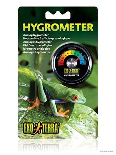 Exo PT2466 Terra Hygrometer, analoges Hygrometer, zur Platzierung im Terrarium