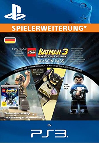 LEGO Batman 3 - Jenseits von Gotham Season Pass [PS3 PSN Code für deutsches Konto]