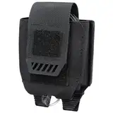 LIVANS Handschellen-Halter, Molle-Handschellentasche für Dienstgürtel, Polizeiweste, Handschellen-Etui für Kette/Scharnier/Klapphandschellen, Handschellenholster für Polizeiausrüstung,