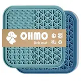 OHMO Schleckmatte Hund, Leckmatte für Welpen Katze - 2 Pcs für Haustier Angst Relief und langsam füttern, Lebensmittelqualität Silikon