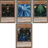 Torwächter Sammler-Set mit Sanga des Donners - Kazejin - Suijin & Torwächter - Secret Rare - Sammlerstück Einzelkarten + Heartforcards® Versandschutz