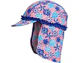 Playshoes Mädchen UV-Schutz Mütze Veilchen 461149, 41 - Mehrfarbig, 51