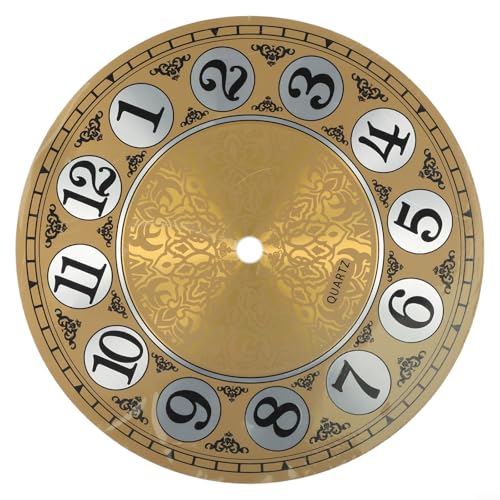 Oniissy 7 Durchmesser 180 mm Vintage Aluminium Metall Wanduhr Zifferblatt Zifferblatt arabische Ziffern Brandneues Zifferblatt Uhr Zubehör Aluminium Zifferblatt Zifferblatt arabische Ziffer