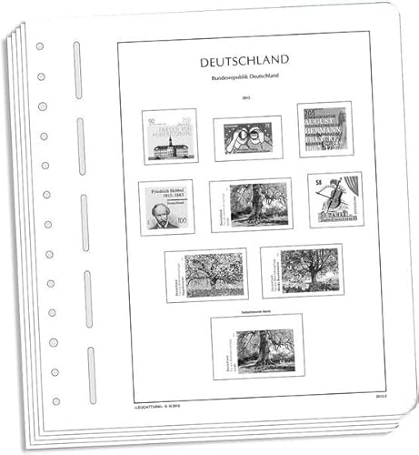 Leuchtturm 373401 SF-Nachtrag Bundesrepublik Deutschland 2024 - Vordruckblätter für Briefmarken-Sammel-Album inklusive SF-Schutztaschen