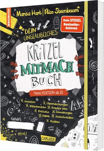 #buch4you: Dein unglaubliches Kritzel-Mitmach-Buch: Teens-Edition ab 10