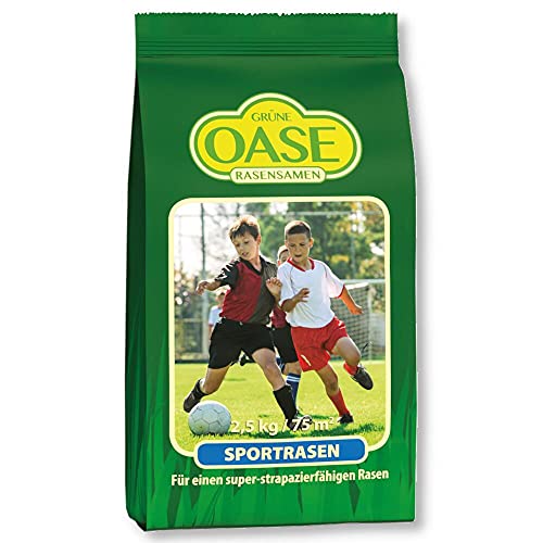 Oase Sportrasen 2,5 kg Rasensamen Gras Samen Rasen Sport Familie Robust