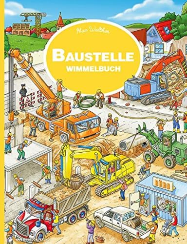 Baustelle Wimmelbuch Pocket: Pocket Version - Kinderbücher ab 2 Jahre - Bilderbuch