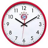 FC Bayern München Wanduhr - Logo - rot/weiß Uhr Ø 30 cm Wall Clock FCB