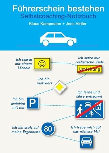 Führerschein bestehen: Selbstcoaching-Notizbuch