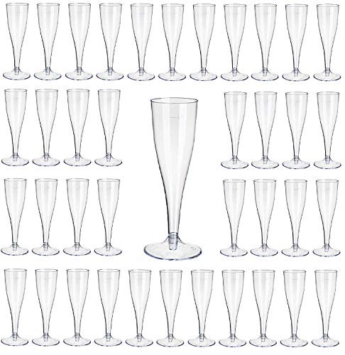 Gastro-Bedarf-Gutheil 100 Champagnerglas/Sektglas 0,1/100ml Eichstr./m.klarem Fuß/2-t