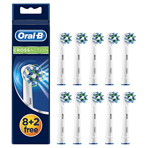 Braun Oral-B Crossaction 8er+2 Aufsteckbürsten/Aufsätze, Modell 2014