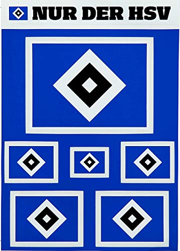 Hamburger SV HSV Aufkleber-Set Raute