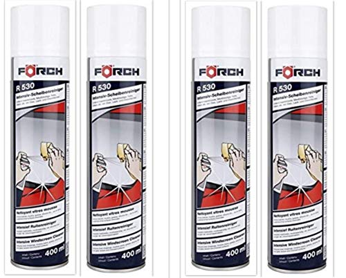 4x Förch 6100-1600 Intensiv-Scheibenreiniger-Schaum R530, 400 ml