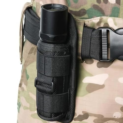 Gexgune 360 Grad drehbare Taschenlampe Tasche Led Fackel Holster Fall für Gürtel Taschenlampe Abdeckung Jagdtaschen