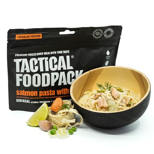 Lachspasta mit Weißwein - Freeze Dried Meals I Ready to Eat I MRE I Survival I Outdoor Food I Trekking Food I Expedition I Office