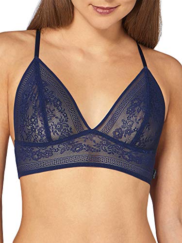 Sloggi Damen Zero Lace Bralette, Blau (Skyline 6582), M