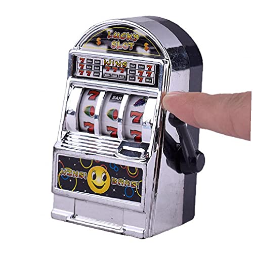 TOSSPER 1 Pc Mini Jackpot Glücksspielautomat Anti-Stress-lernspielzeug Für Kinder Erwachsene Witzige Spiele Kurios Kinder Geburtstags-Geschenke