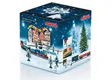 Märklin 81845 - Spur Z Weihnachtsstartpackung mit Dampflok, Wagen und Mini-Weihnachtsmarkt, ab 15 Jahre, Maßstab 1:220