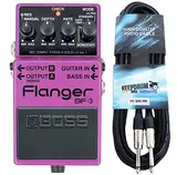 Boss BF-3 Flanger + keepdrum Gitarren-Kabel 3m