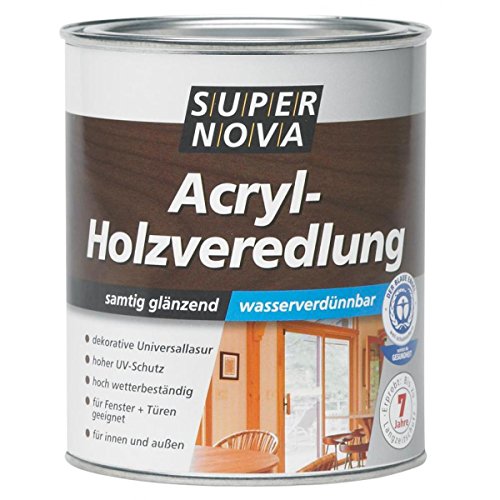 SUPER NOVA 20006570500242 Acryl-Holzveredelung, palisander, 750 ml