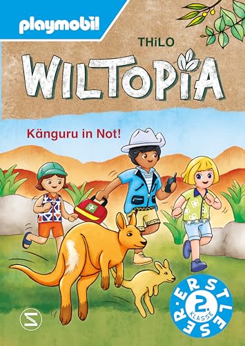 PLAYMOBIL Wiltopia. Känguru in Not!: Erstleser für Lesestufe 2 | Zweite Klasse | Mit Sachtexten über Natur und Tier am Ende der Geschichte