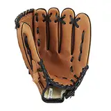 YJZQ Baseball Handschuhe Softball-Handschuh PU Leder Softballhandschuhe Sport Outdoor verdickender Krug Baseball Glove linken SportGlove für Erwachsene und Jugendliche