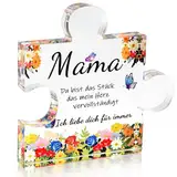 ADDWel Geschenke für Mama von Tochter und Sohn - Acryl-Plakette mit bedeutungsvollen Worten für Muttertag Weihnachten Erntedank, herzerwärmende Mama Geburtstag Geschenke von Tochter, Sohn