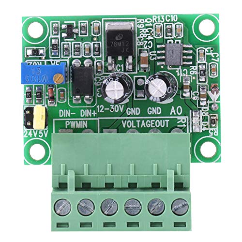 PWM-zu-Spannungsmodul, 1-3KHZ 0-10V PWM--zu-Spannungswandlermodul Digital-Analog-Platine