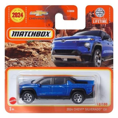 Kauf und Spar Matchbox 2024 - 2024 Chevy Silverado EV [Northsky Blue Metallic] LKW 12/100