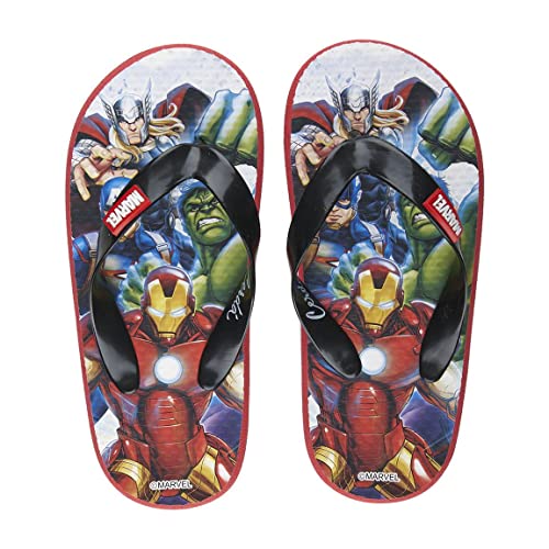 CERDÁ LIFE'S LITTLE MOMENTS Badeschuhe für Kinder Avengers-Flip-Flops, Schwarz, 32 EU