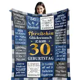 30 Geburtstag Männer, Geschenk 30 Geburtstag Mann, 30. Geburtstag Männer, Geburtstag 30 Mann, 30 Geburtstag Männer Geschenk, Geschenk Mann 30, 30 Geburtstag, Deko 30 Geburtstag Mann Decke 150X130CM